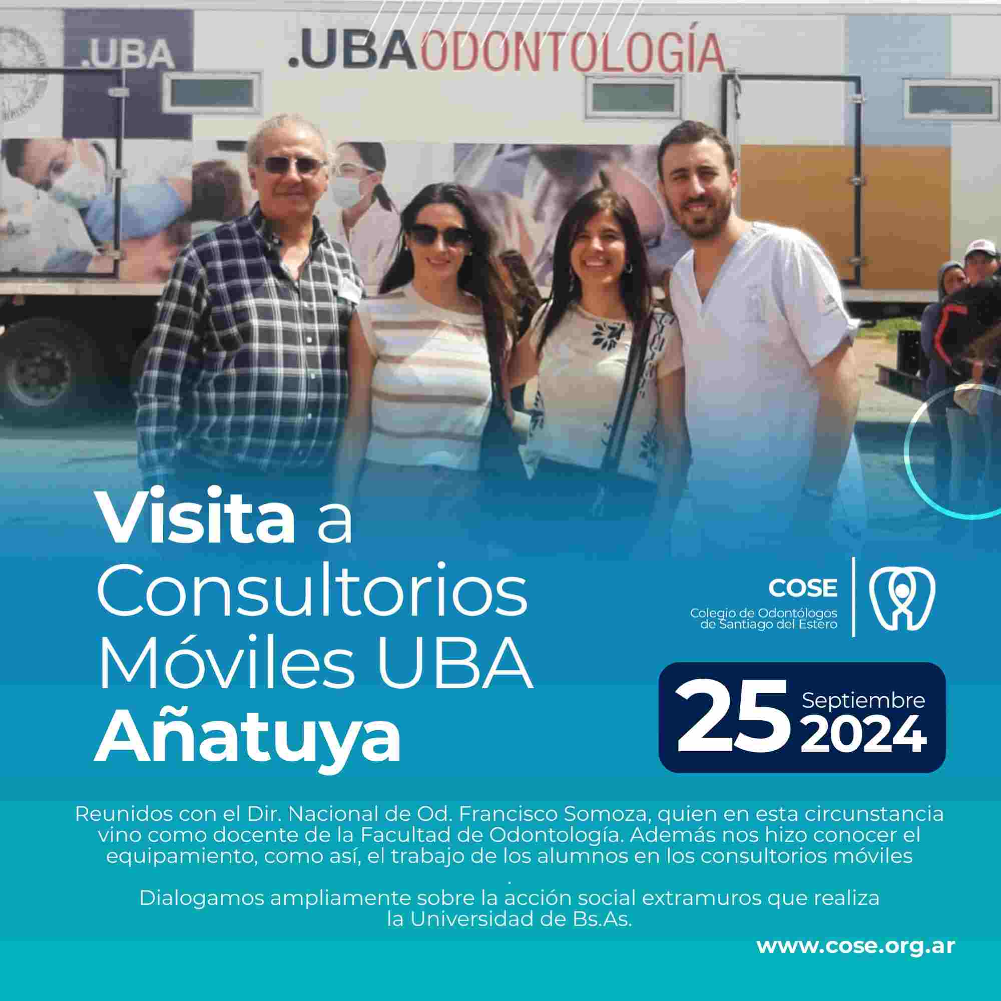 Vista a Consultorios Móviles de UBA